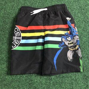Justice League Boys Swim Trunks Shorts Size 5/6 Superman Batman Green Lantern